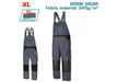 TOTAL Salopette De Travail XL Gris Coton Polyester Durable 245 g/m2 TSP6033.XL - TOTAL TOOLS TUNISIA Site officiel | Station d'outils
