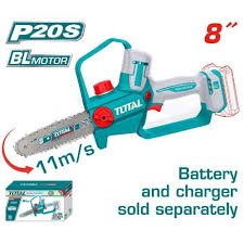 TOTAL Scie À Chaîne Sans Fil 8 Pouces Brushless Haute Performance 20V TGSLI2088 - TOTAL TOOLS TUNISIA Site officiel | Station d'outils