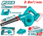 TOTAL Souffleur Sans Fil 20V 2Ah Léger et Puissant TABLI20682 - TOTAL TOOLS TUNISIA Site officiel | Station d'outils