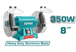 TOTAL Touret À Meuler 350W TBG35020 – Puissant Et Durable - TOTAL TOOLS TUNISIA Site officiel | Station d'outils