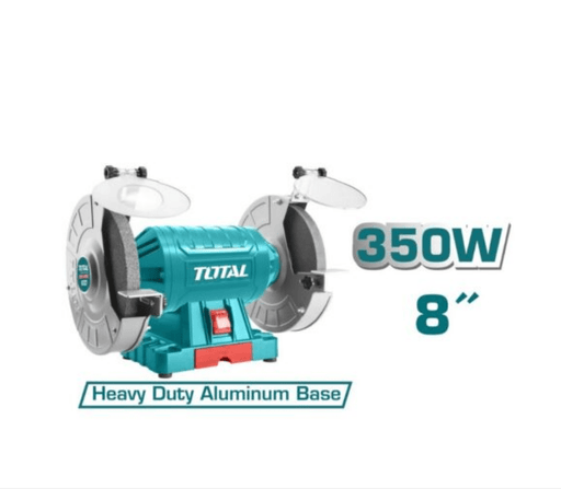 TOTAL Touret À Meuler 350W TBG35020 – Puissant Et Durable - TOTAL TOOLS TUNISIA Site officiel | Station d'outils