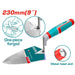 TOTAL Truelle De Maçon 230 mm Forge Monobloc Pour Mortier THT82909 - TOTAL TOOLS TUNISIA Site officiel | Station d'outils