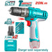 TOTAL Visseuse Perc 12V 3 En 1 1,5Ah Deux Batteries Avec 3 Mèches TIDLI12206 - TOTAL TOOLS TUNISIA Site officiel | Station d'outils