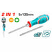 Tournevis 2EN1 5X135MM THT250226 TOTAL 5X135MM PH1 SL5 - TOTAL TOOLS TUNISIA Site officiel | Station d'outils