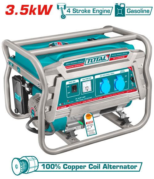 [TP135006] - Groupe Électrogène TOTAL 3,5 kVA - Extérieur - TOTAL TOOLS TUNISIA Site officiel | Station d'outils