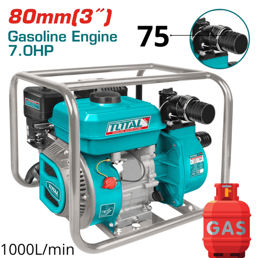 TP3302 – Motopompe TOTAL 7CV 3/80MM – Irrigation Vidange - TOTAL TOOLS TUNISIA Site officiel | Station d'outils