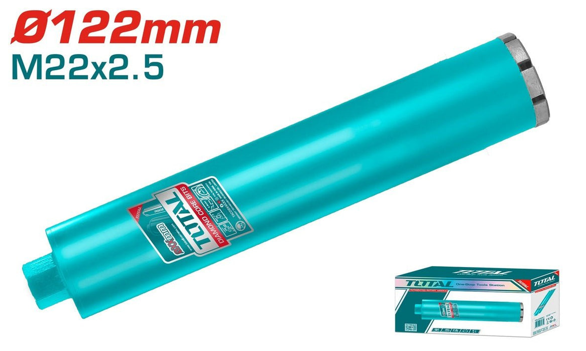 Trépan Diamanté 122 Mm M22x2.5 Pour Découpe Béton Armé - TOTAL TOOLS TUNISIA Site officiel | Station d'outils