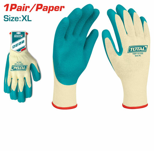 TSP13102 - Gants En Latex TOTAL XL Manutention Robuste - TOTAL TOOLS TUNISIA Site officiel | Station d'outils