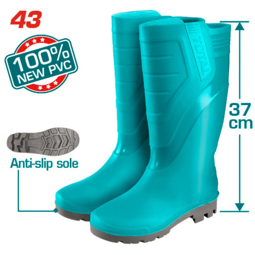 TSP302L.43 Bottes de Pluie 37Cm Imperméables Antidérapantes - TOTAL TOOLS TUNISIA Site officiel | Station d'outils