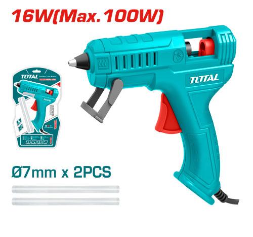 TT001116 Pistolet Colle Total 16W 220 240V Déco DIY Rapide - TOTAL TOOLS TUNISIA Site officiel | Station d'outils