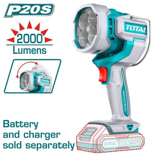 TWLI2088 Lampe Travail Sans Fil TOTAL LED 20W Lumens Pro - TOTAL TOOLS TUNISIA Site officiel | Station d'outils