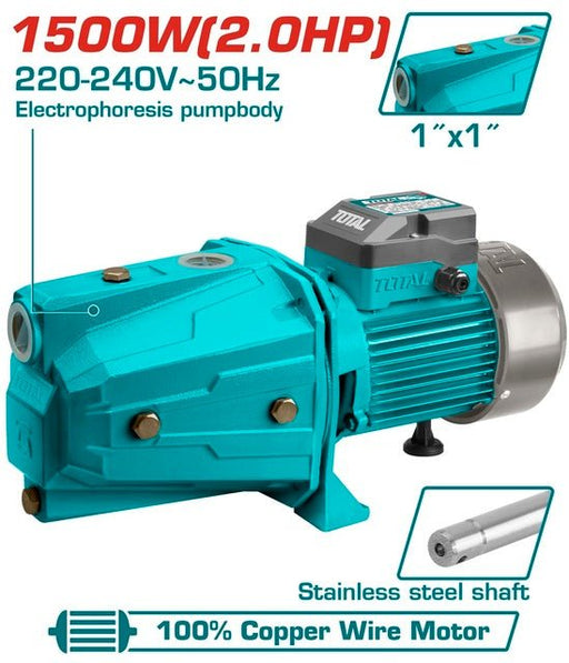 TWP315006 - Pompe Jet Autoamorçante TOTAL 2HP Irrigation - TOTAL TOOLS TUNISIA Site officiel | Station d'outils