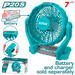 Ventilateur Sans Fil 20V 7 Pouces TFALI2007 TOTAL Tunisie - TOTAL TOOLS TUNISIA Site officiel | Station d'outils